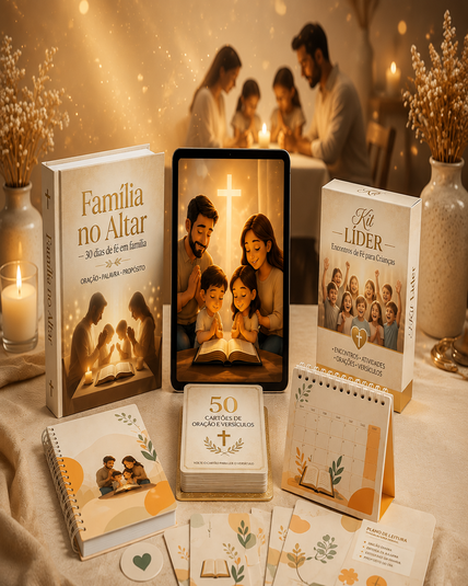 capa principal do kit Família no Altar